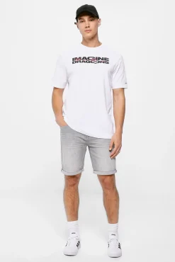 * Camiseta Imagine Dragons Hands Blanco Clearance