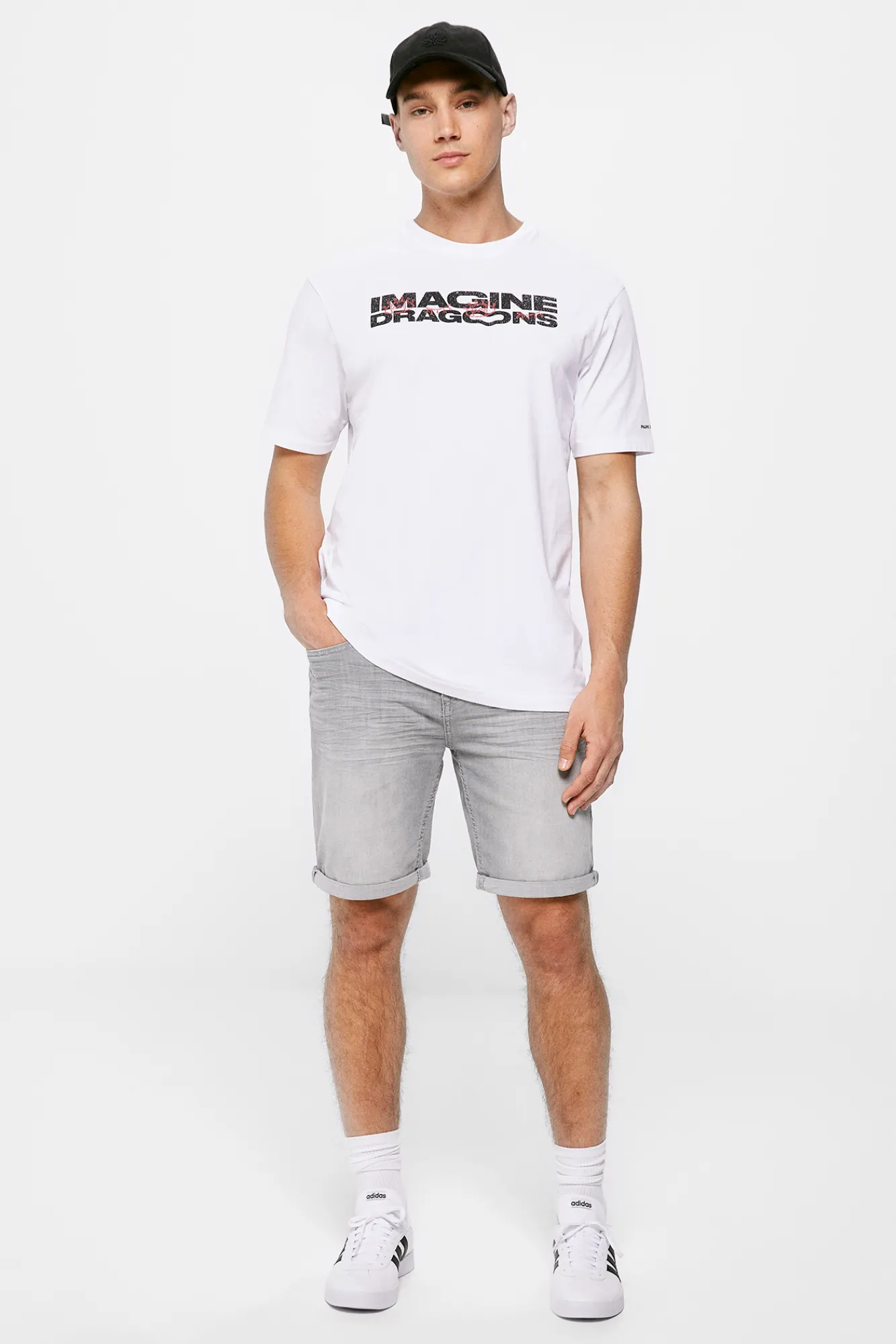 * Camiseta Imagine Dragons Hands Blanco Clearance
