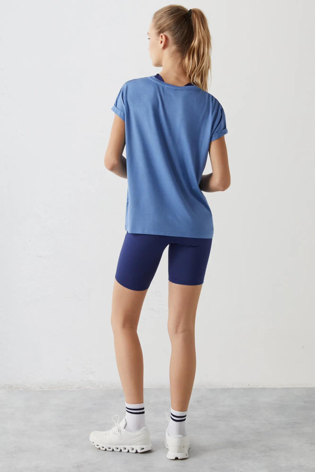 Dash and Stars Camiseta Lenzing™ Tencel™ Azul Hot