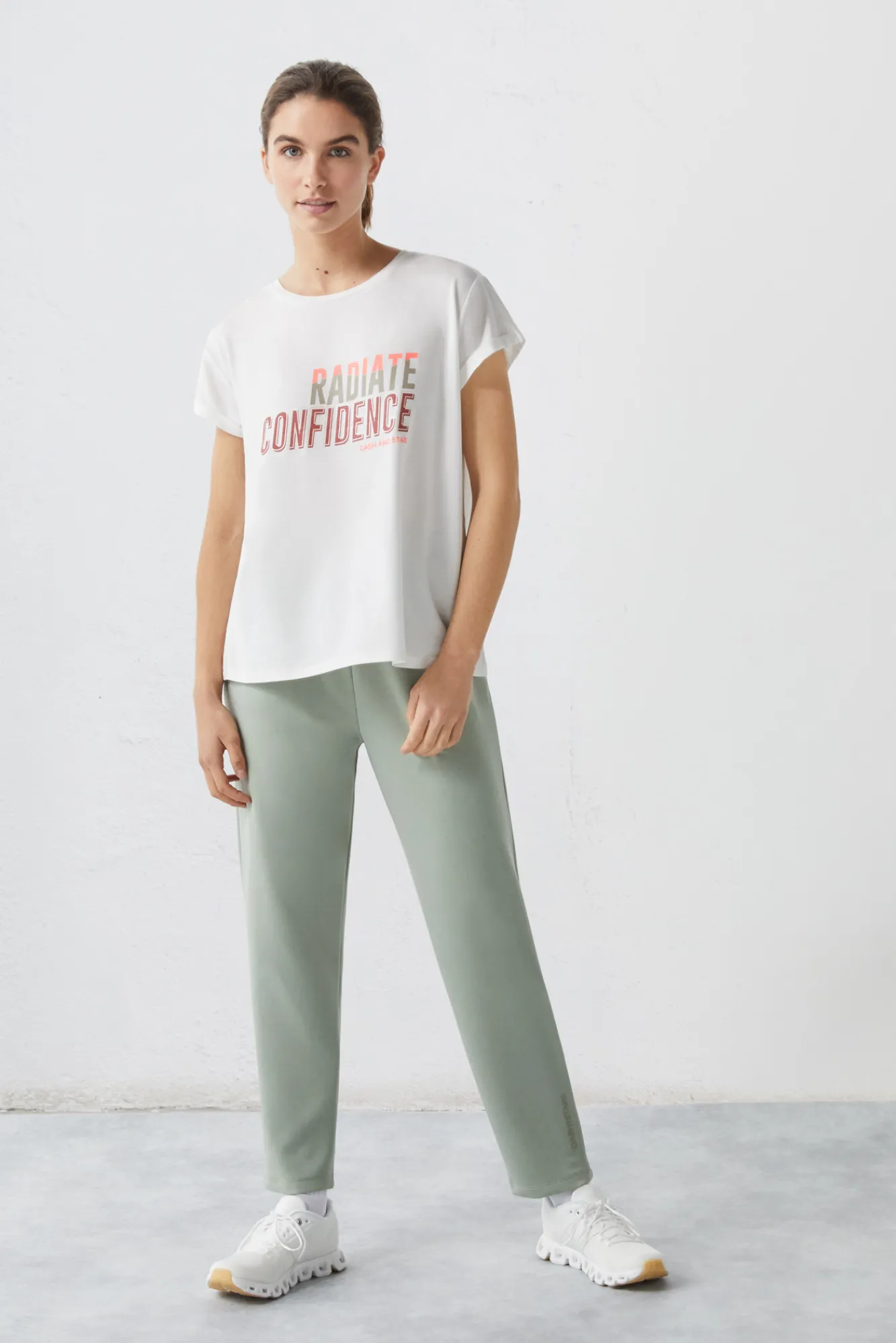 Dash and Stars Camiseta Lenzing™ Tencel™ Beige