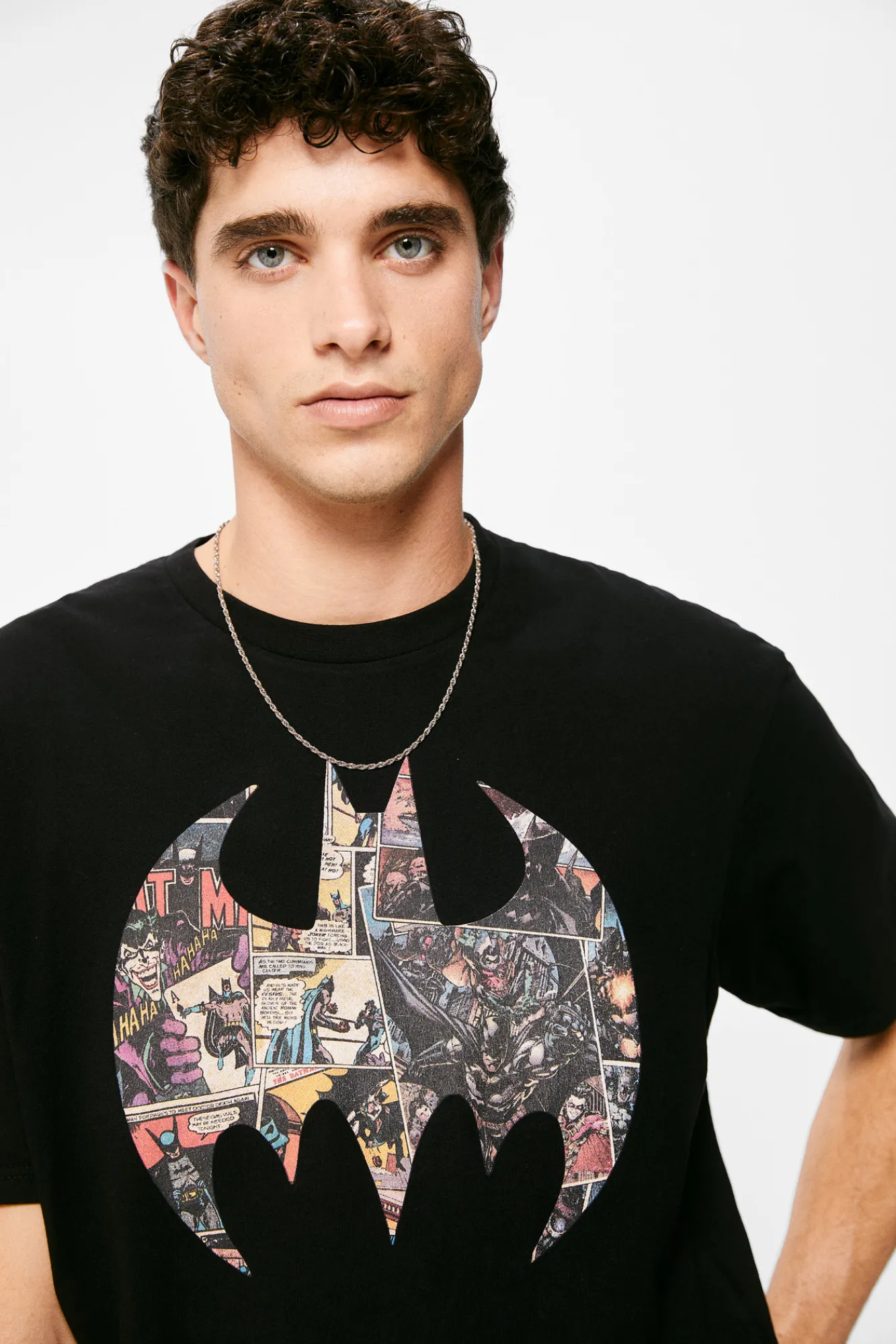 * Camiseta Logo Batman Negro Online
