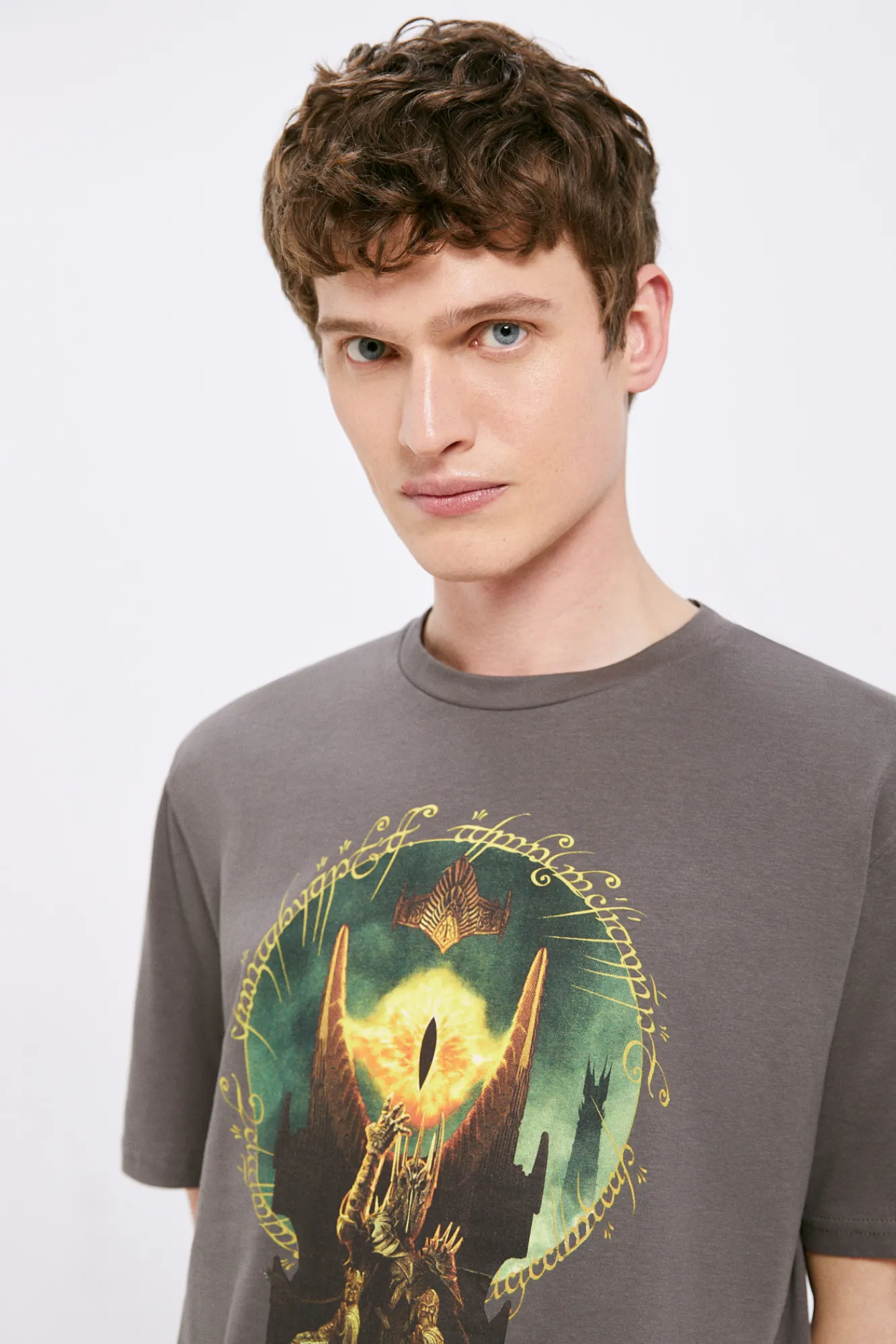 * Camiseta Lord Of The Rings Gris Oscuro Best