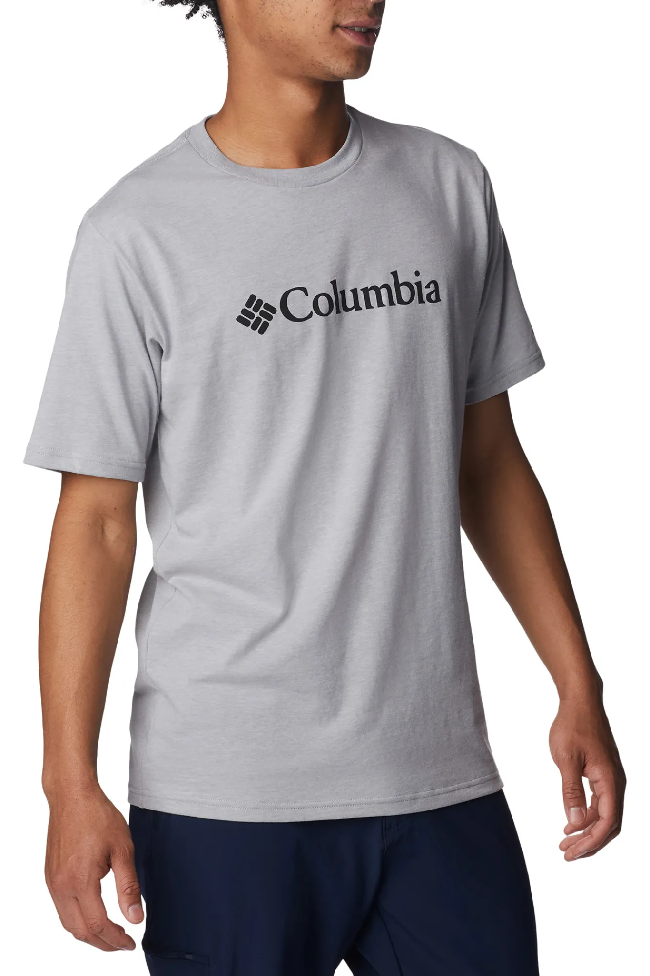 Columbia Camiseta Manga Corta Hombre Csc Basic Logo™ Gris Claro