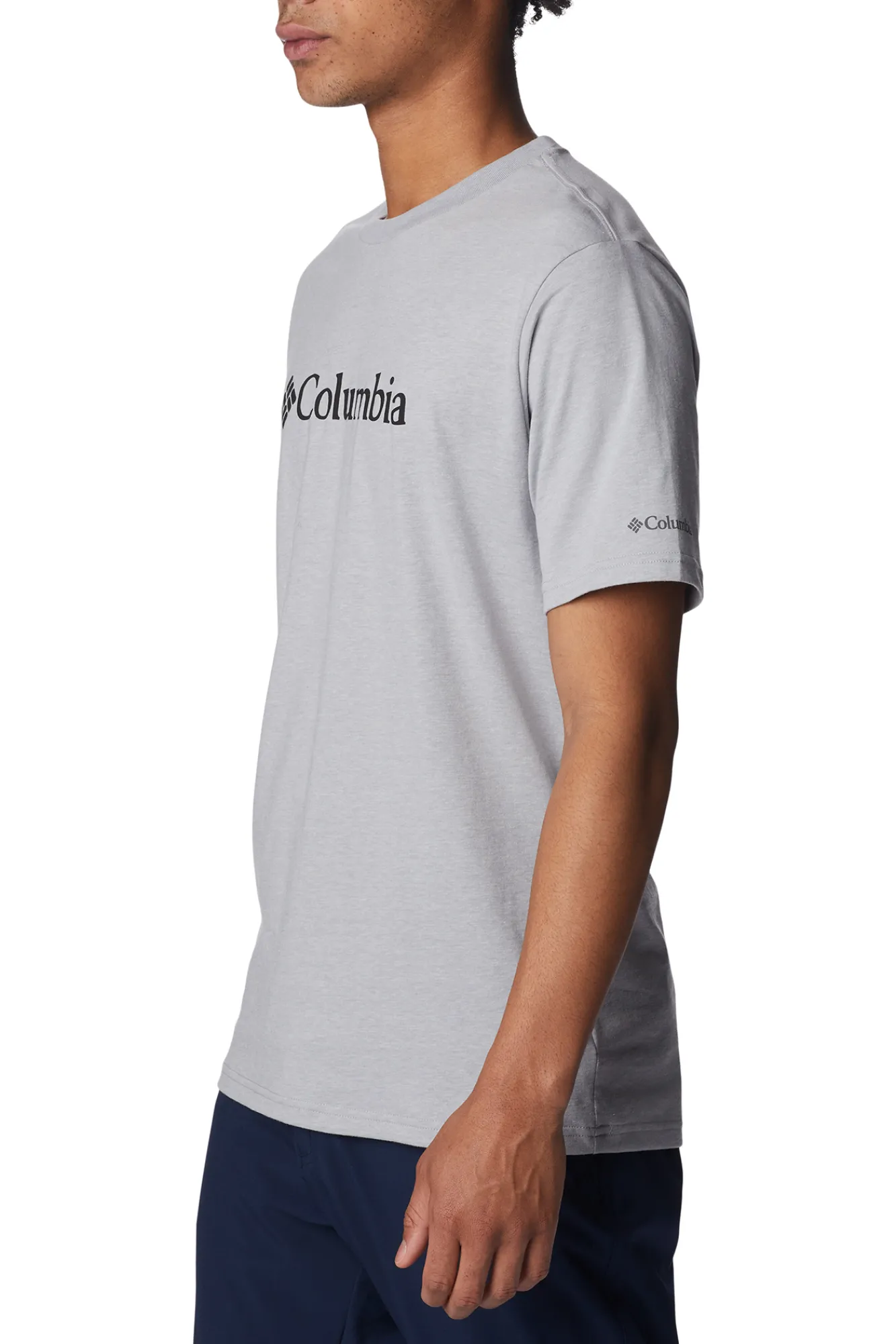 Columbia Camiseta Manga Corta Hombre Csc Basic Logo™ Gris Claro