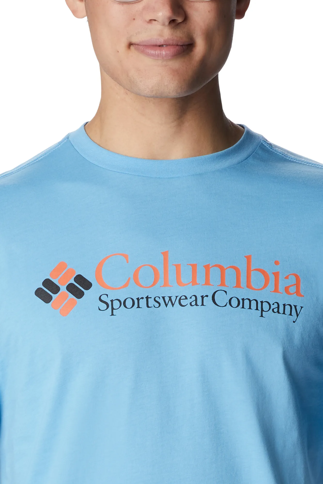 Columbia Camiseta Manga Corta Csc Basic Logo™ Azul New