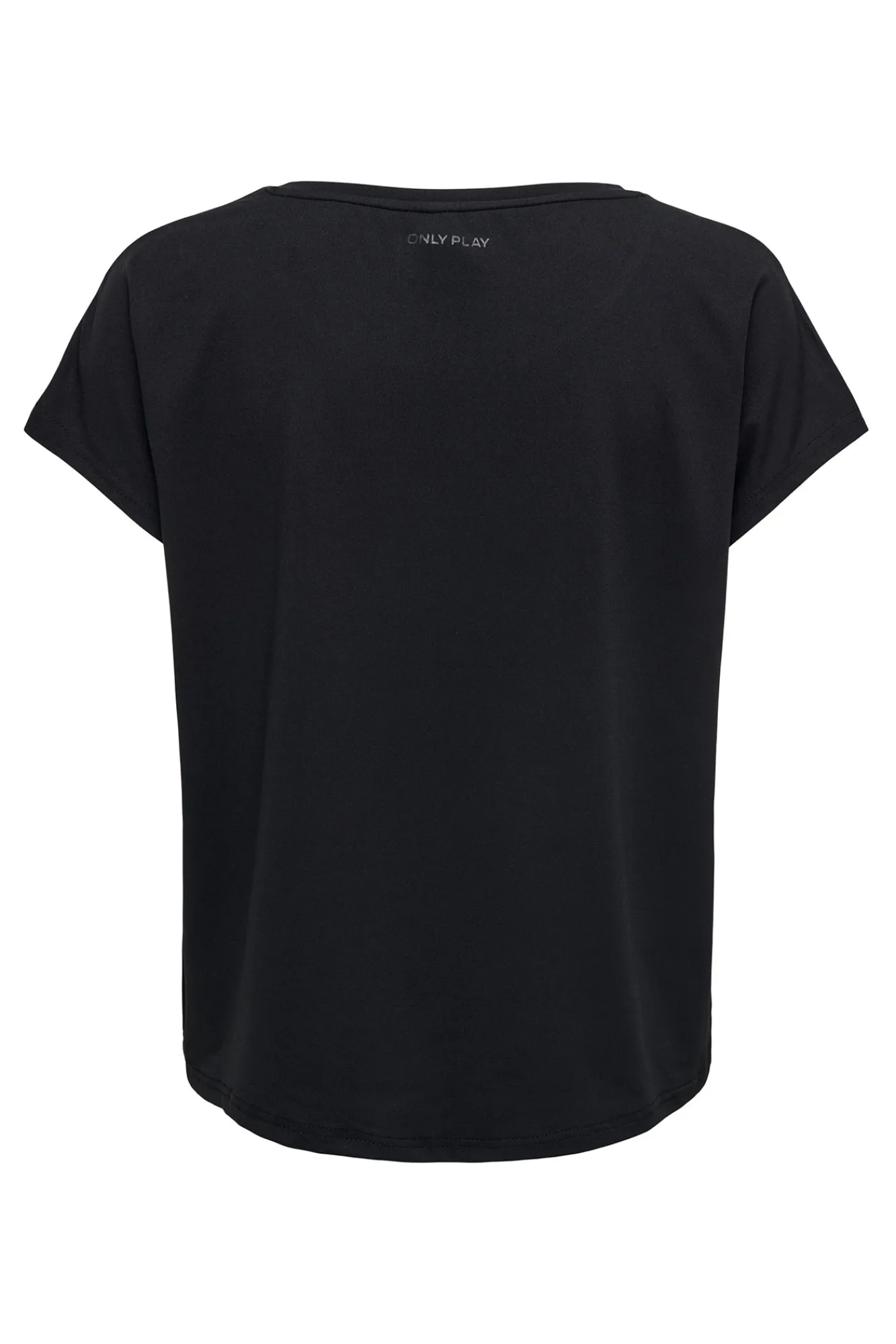 Only Play Camiseta Manga Corta Deportiva Negro Hot