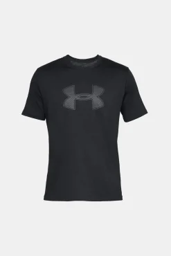 Under Armour Camiseta Manga Corta Logo Grande Negro Discount