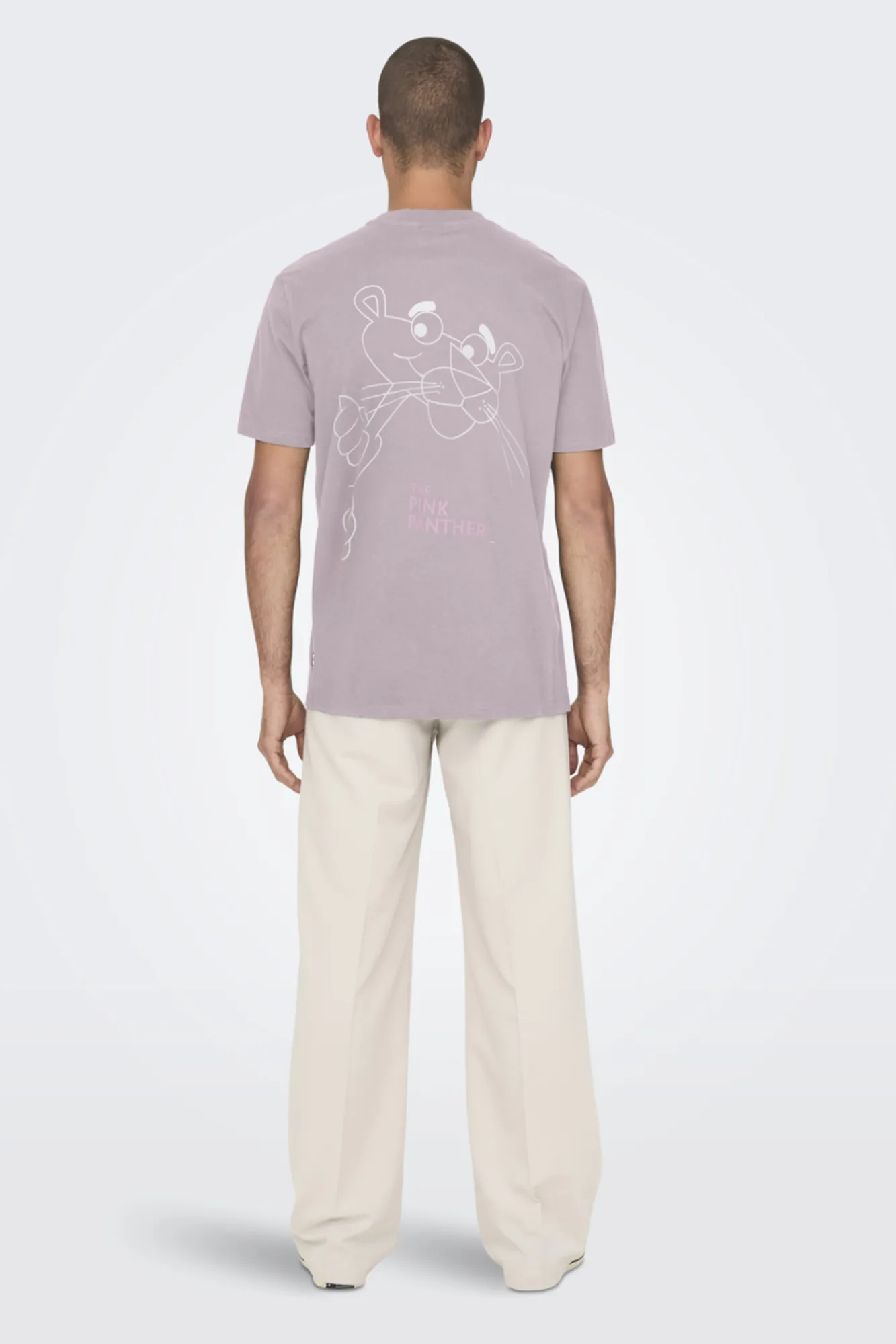 Only & Sons Camiseta Manga Corta Panthera Rosa Morado