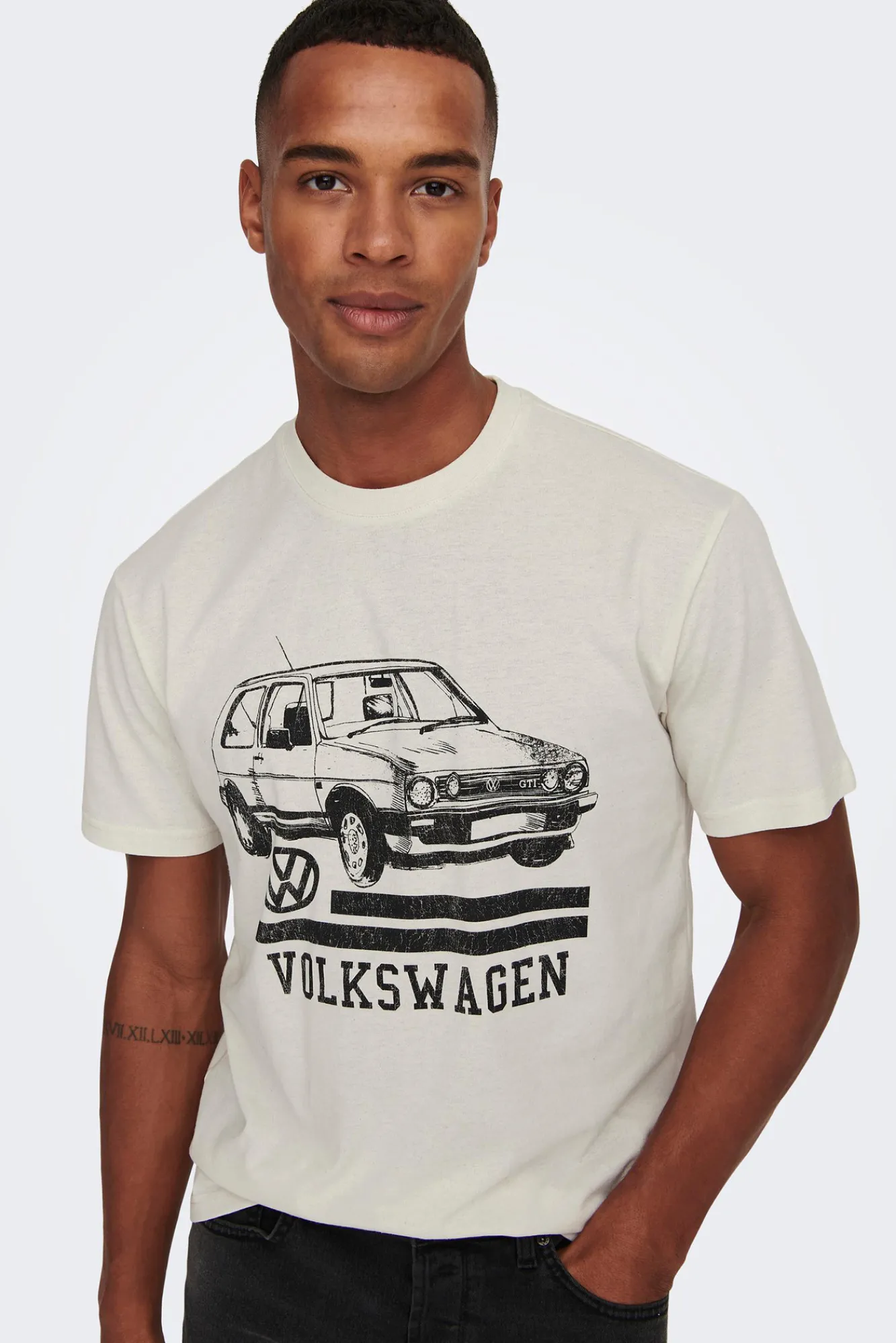 Only & Sons Camiseta Manga Corta Volkswagen Blanco Best