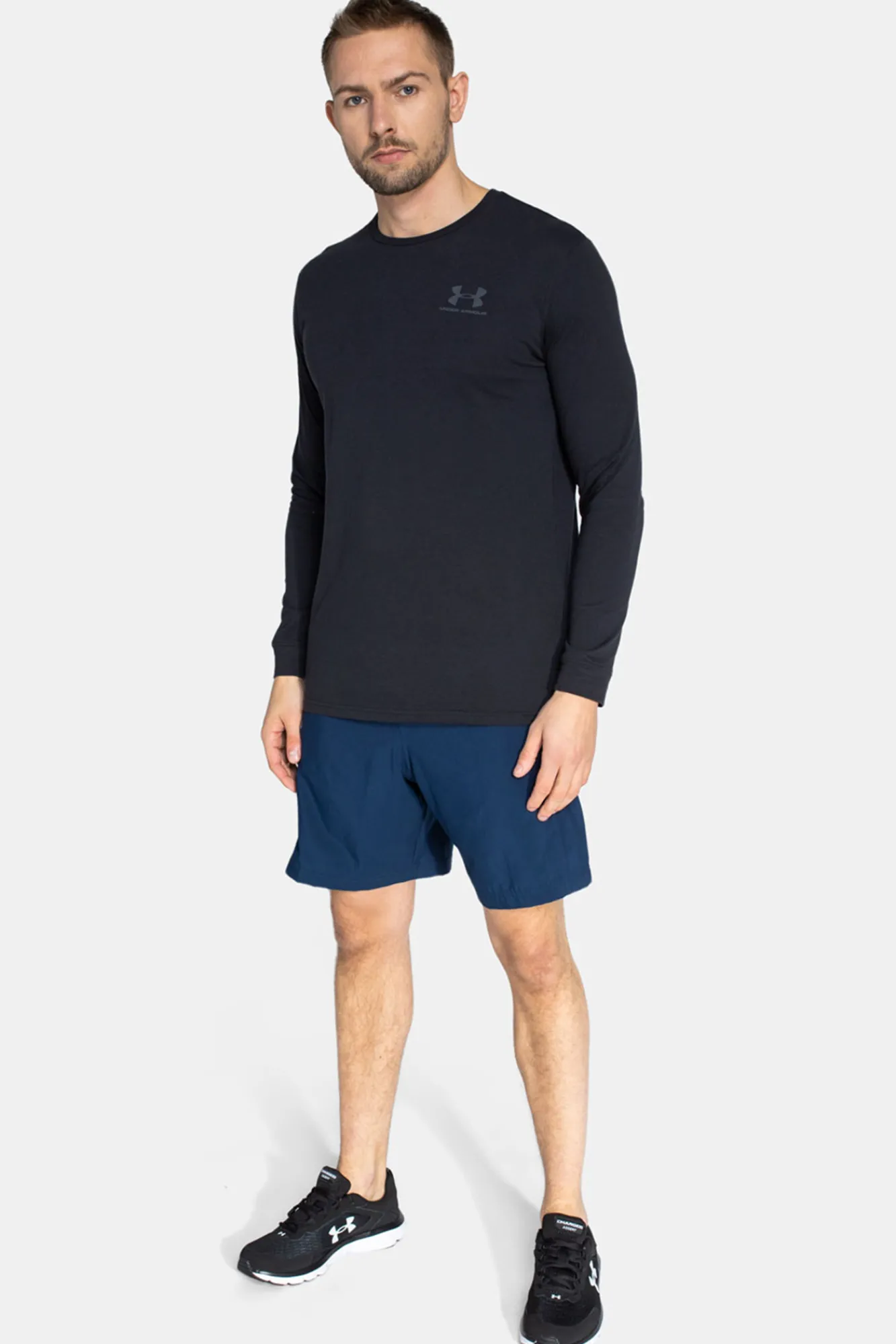 Under Armour Camiseta Manga Larga Left Chest Negro Clearance