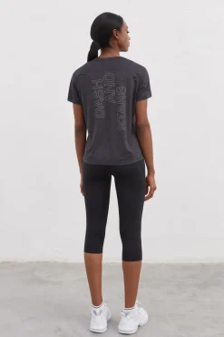 Dash and Stars Camiseta Negra Ultraligera Negro Sale
