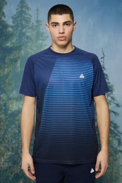 * Camiseta Outdoor Azul Medio Clearance