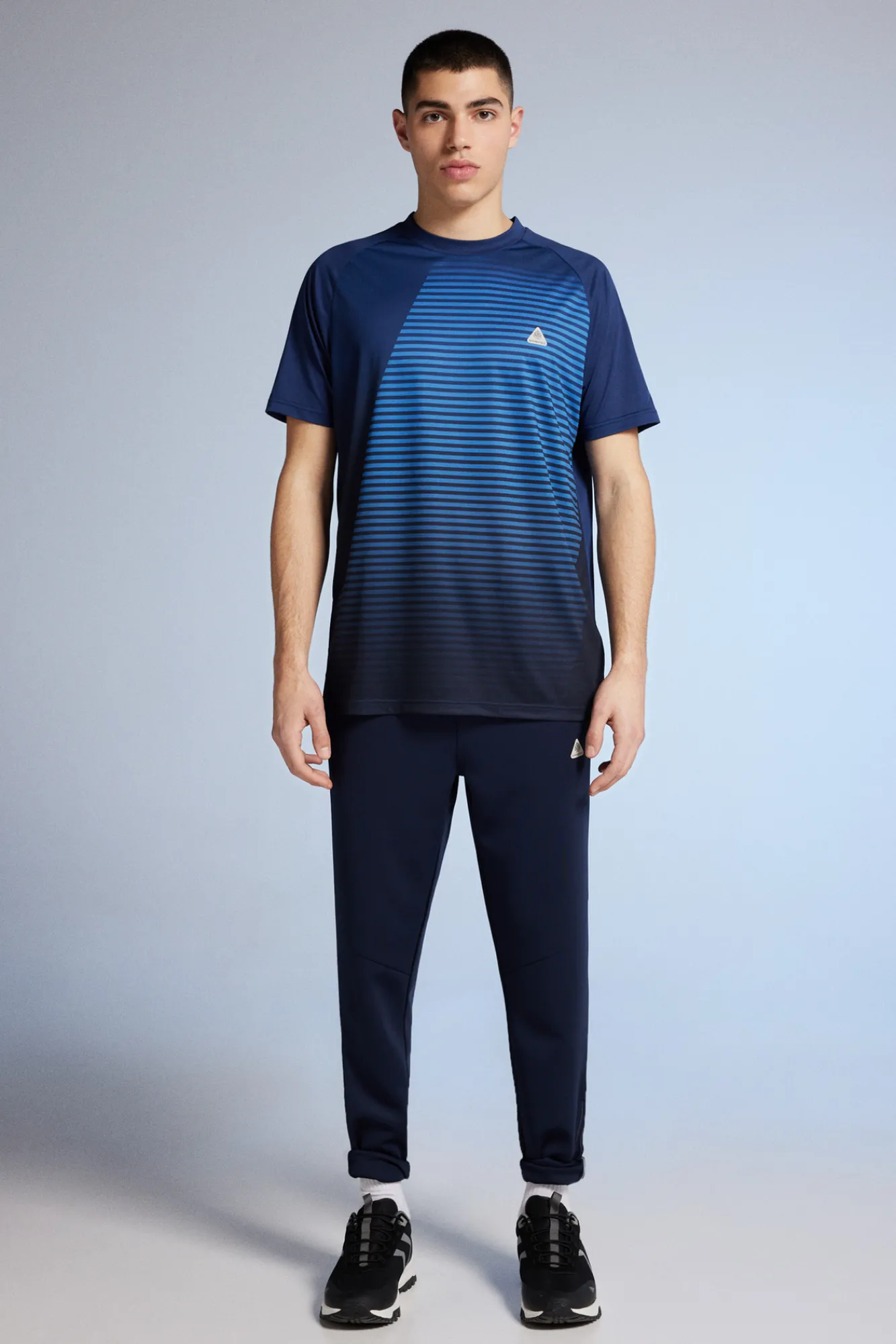 * Camiseta Outdoor Azul Medio Clearance