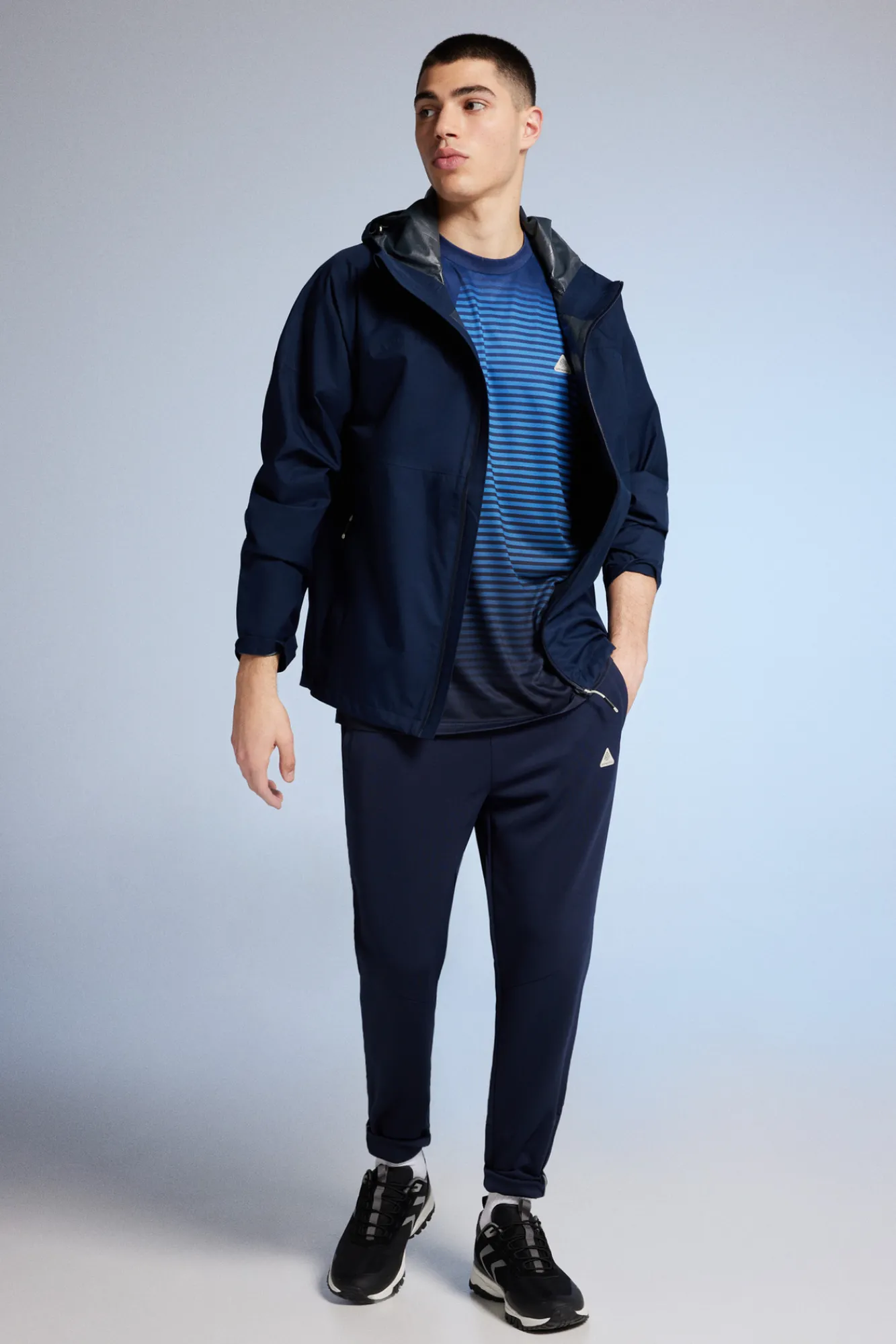 * Camiseta Outdoor Azul Medio Clearance