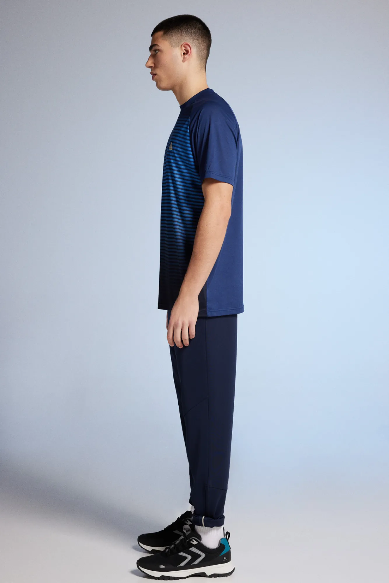 * Camiseta Outdoor Azul Medio Clearance