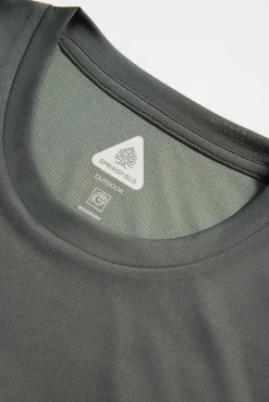 * Camiseta Outdoor Cortes Kaki Oscuro New