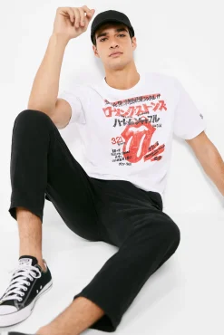 * Camiseta Rolling Stones Blanco Sale
