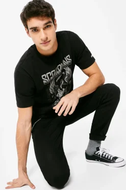 * Camiseta Scorpions Negro Hot