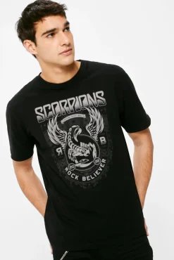 * Camiseta Scorpions Negro Hot