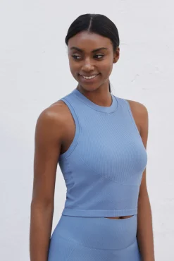 Dash and Stars Camiseta Seamless Sin Mangas Azul Discount