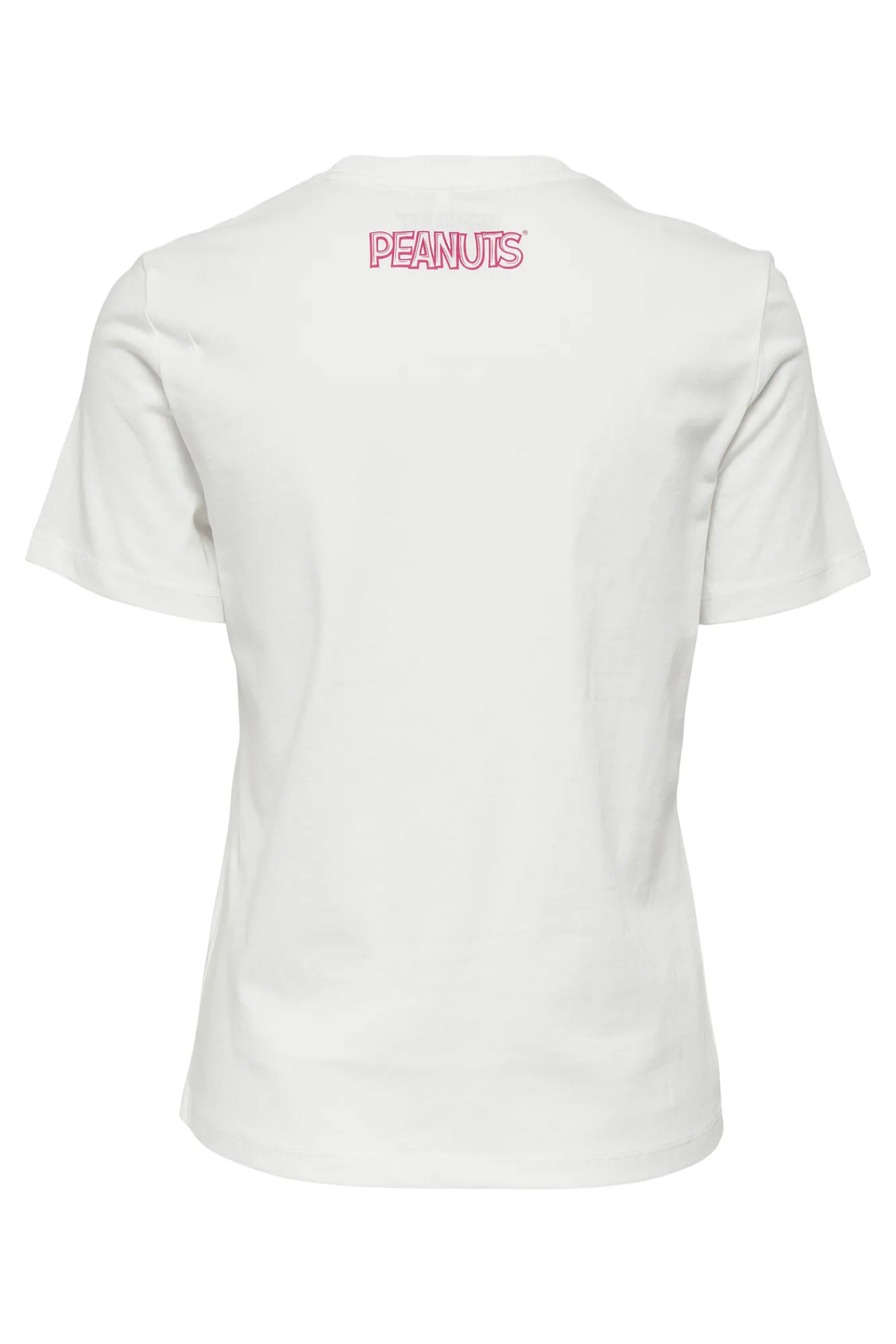 Only Camiseta Snoopy Algodon Dibujo Blanco Outlet