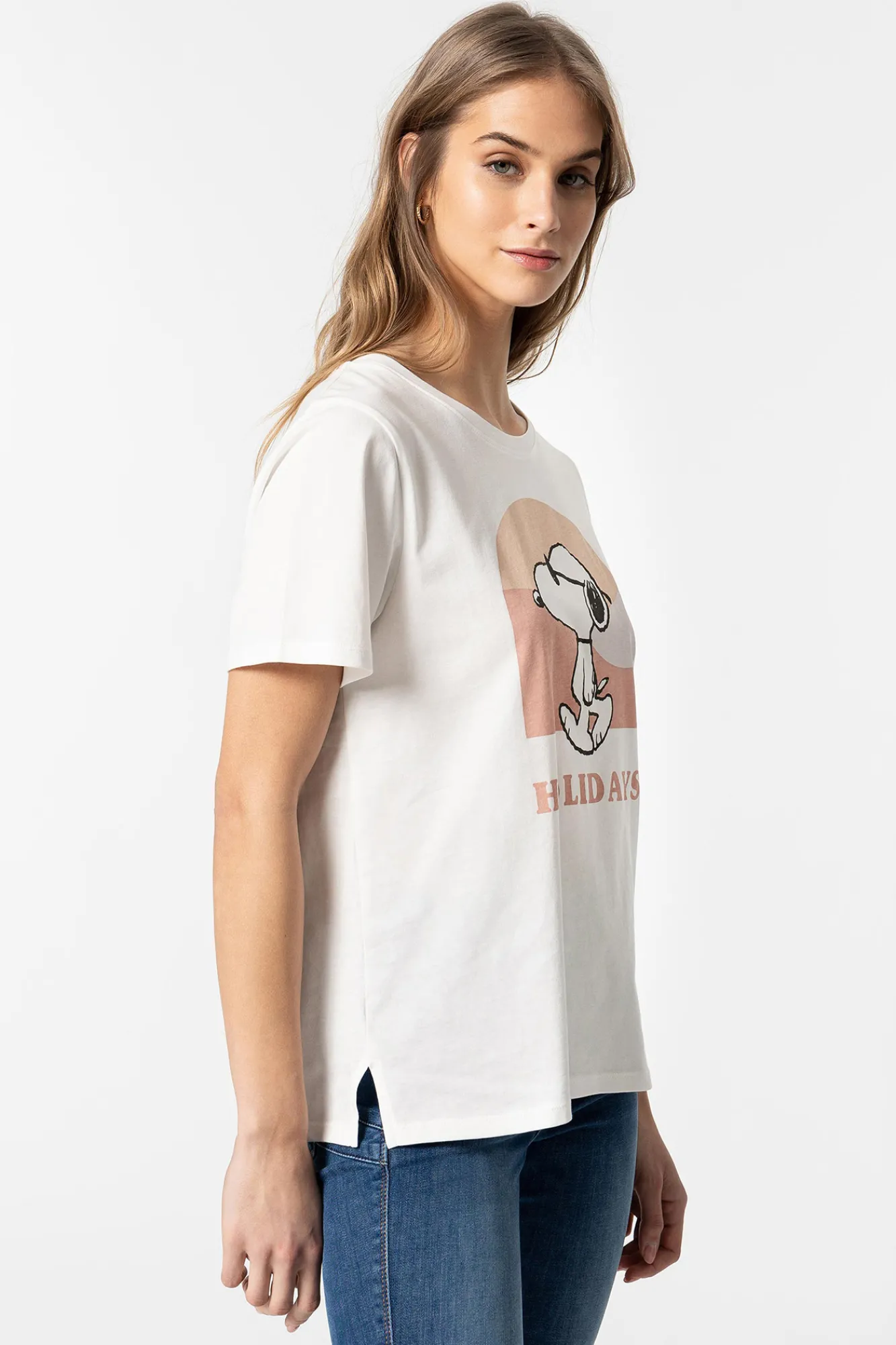 Tiffosi Camiseta Snoopy Peanuts™ Blanco Discount