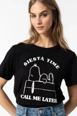 Tiffosi Camiseta Snoopy Peanuts™ Negro Discount
