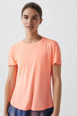 Dash and Stars Camiseta Tecnica Transpirable Naranja Rojo