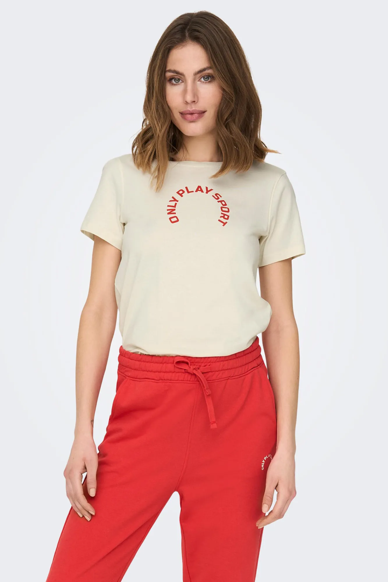 Only Play Camiseta Tejido Ultrasuave Sport Blanco New