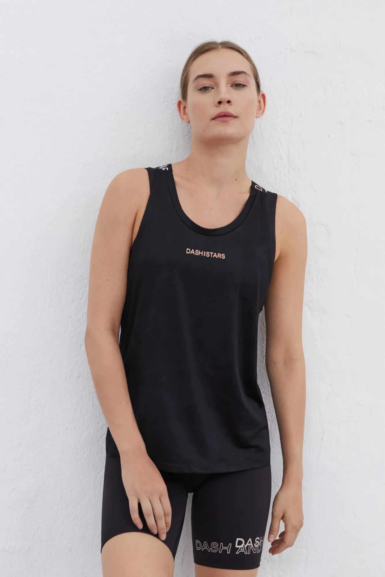 Dash and Stars Camiseta Tirantes Halter Negro Online