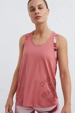 Dash and Stars Camiseta Tirantes Olimpica Transpirable Rosa Best