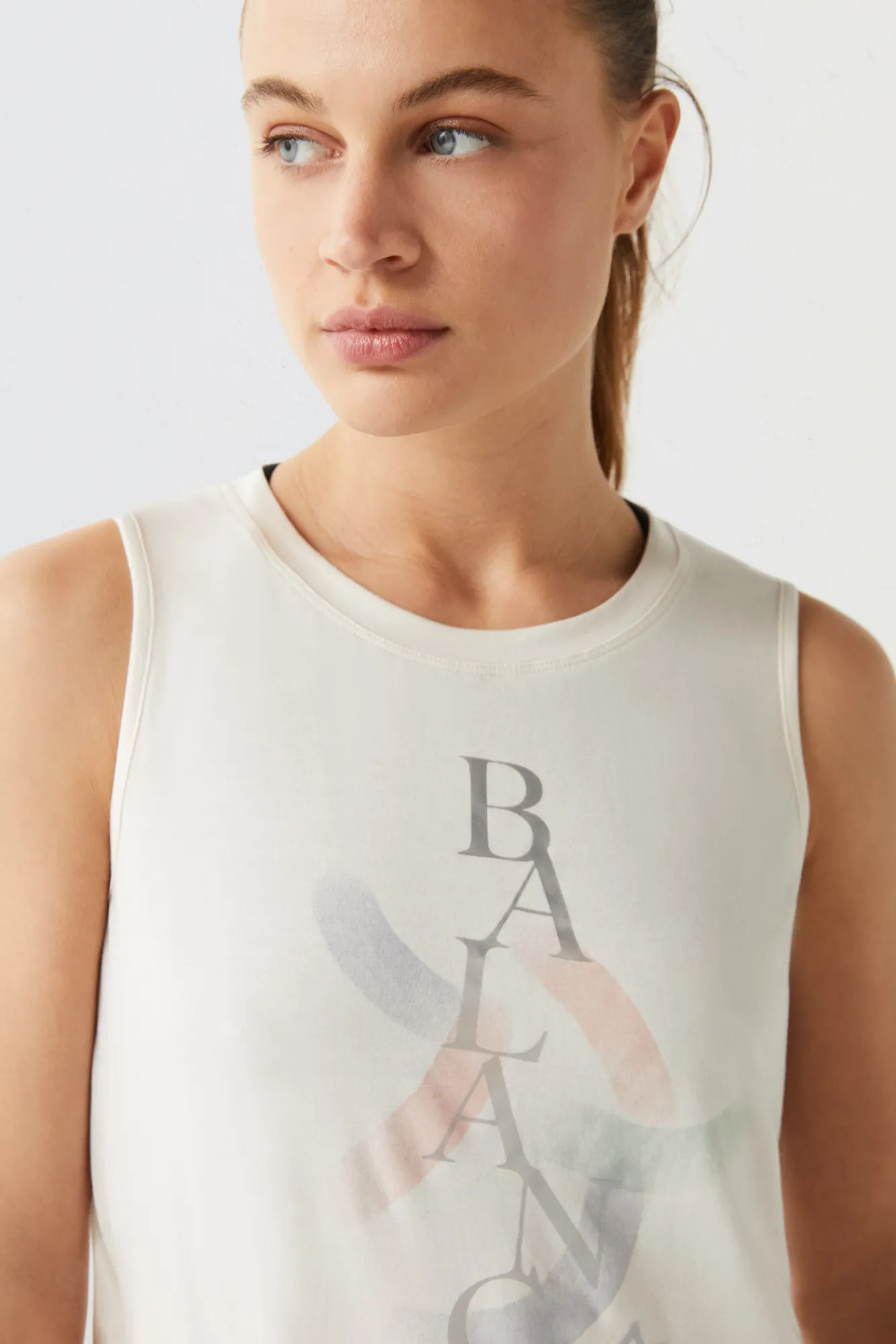Dash and Stars Camiseta Tirantes Viscosa Ecovero Blanco Beige Online