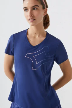 Dash and Stars Camiseta Transpirable Oscuro Azul Discount