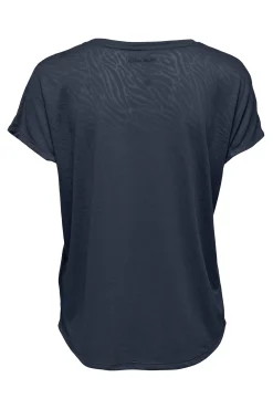 Only Play Camiseta Ultraligera Cuello Redondo Azul Hot