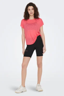 Only Play Camiseta Ultraligera Cuello Redondo Fucsia Online