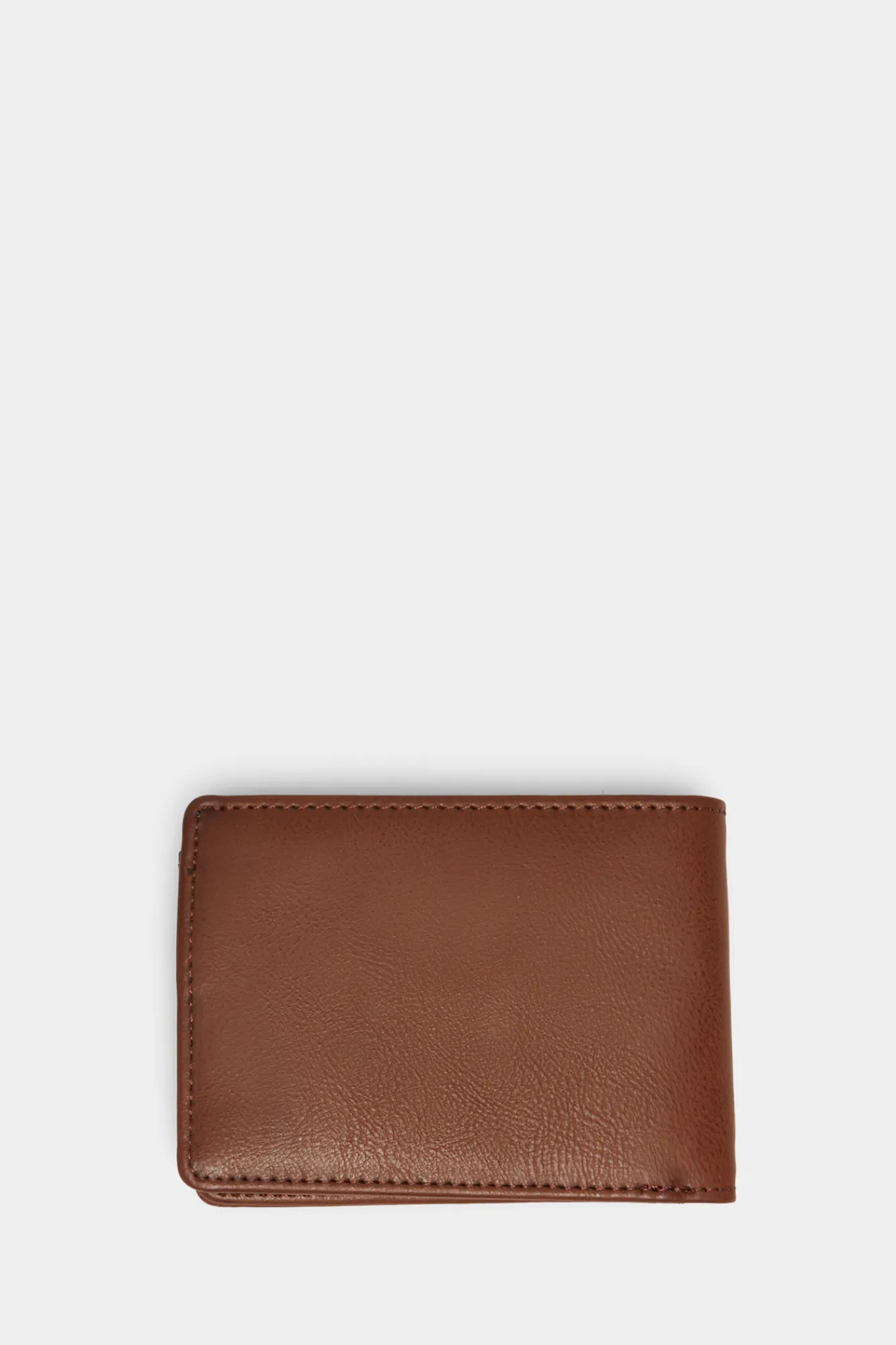 * Cartera Basica Efecto Piel Tostado Discount