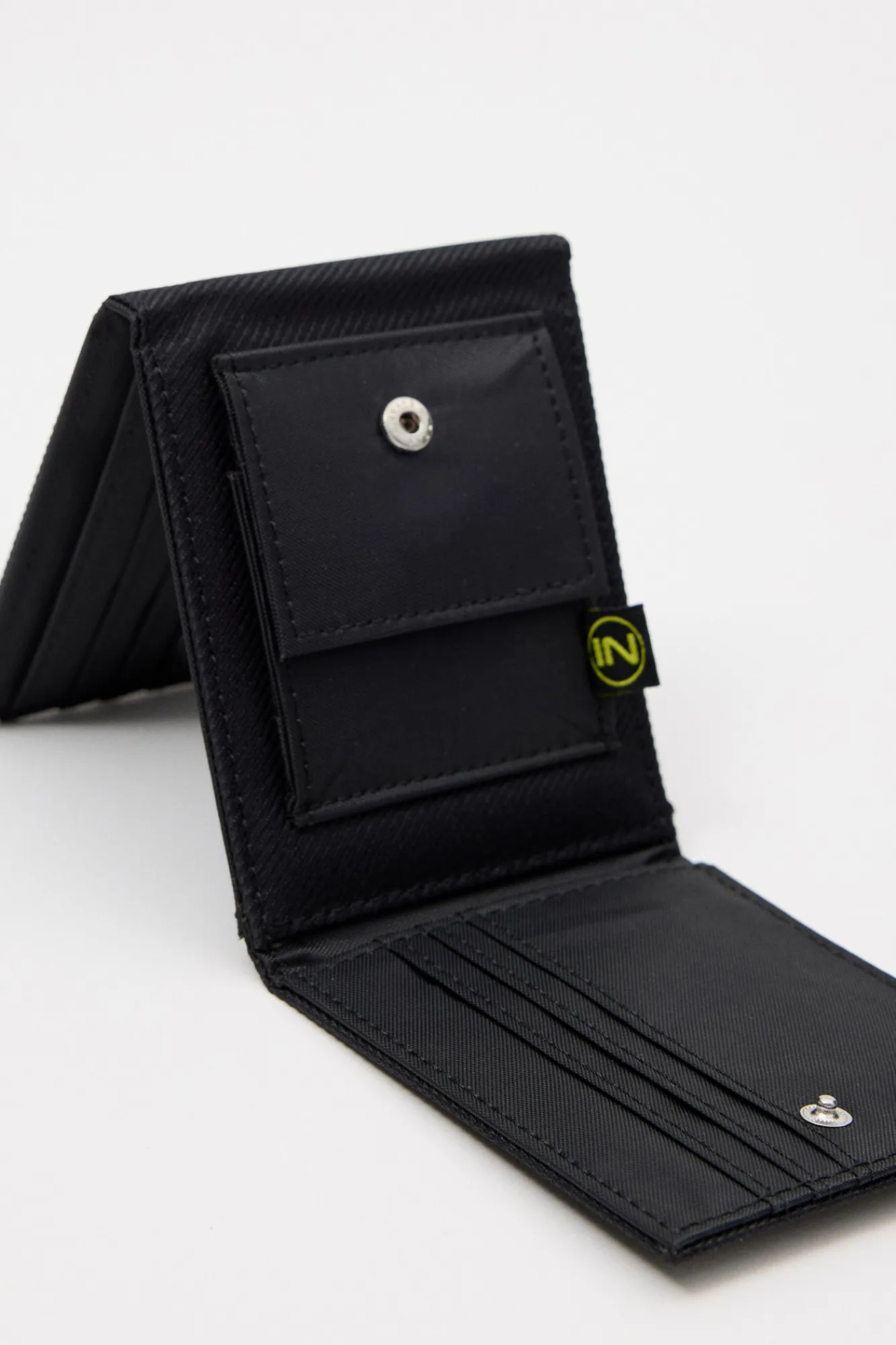 Inside Cartera Nylon Con Textura Negro