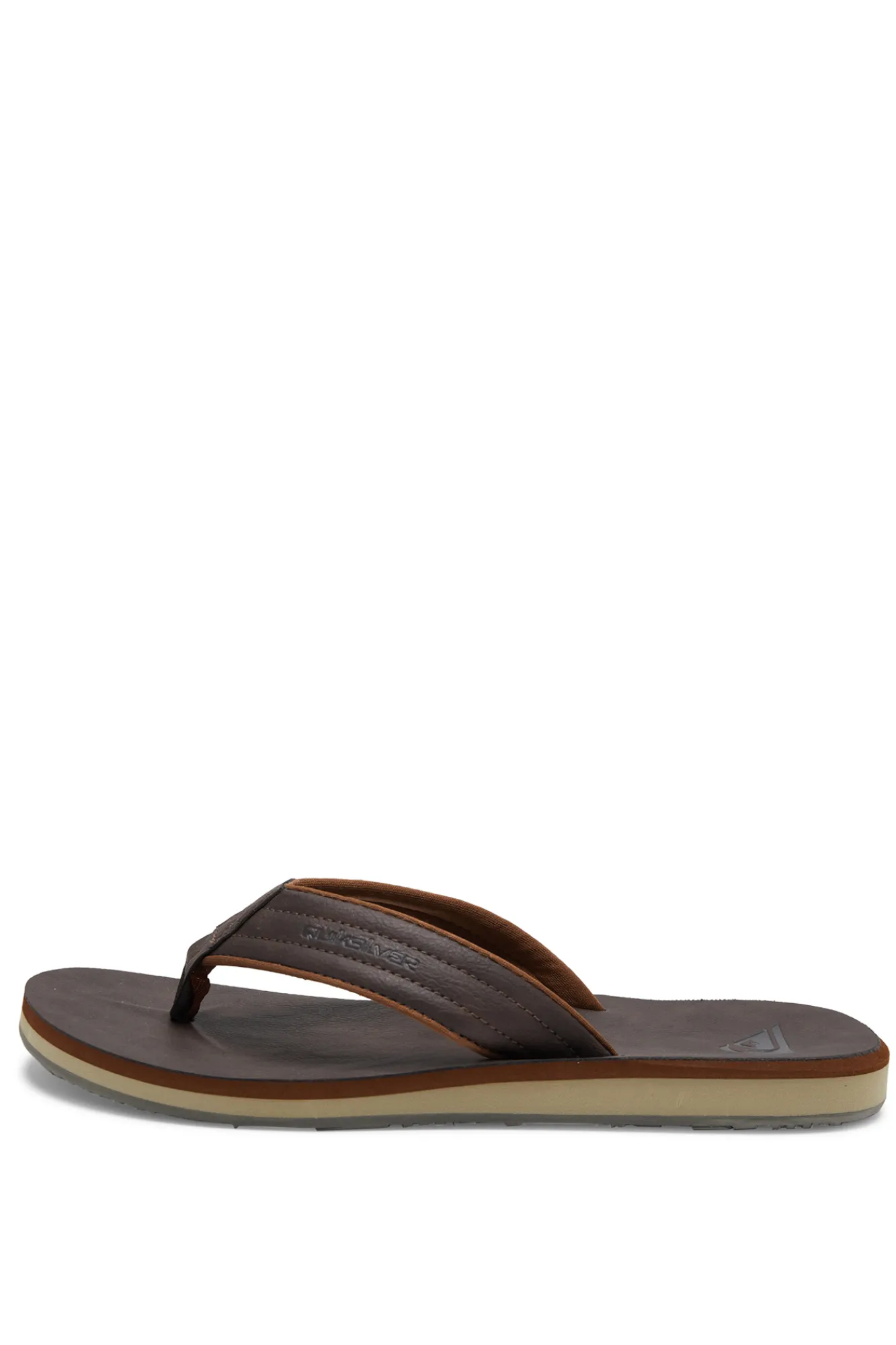 Quiksilver Carver Nubuck - Sandalias Para Hombre Marron Oscuro Clearance