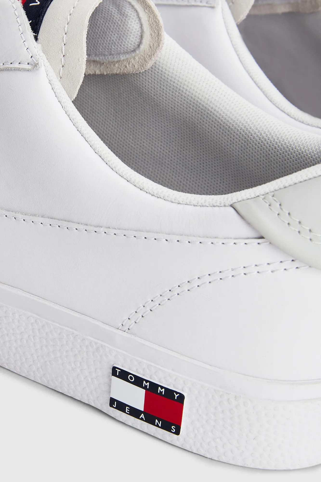 Tommy Jeans Casco Vulcanizado Hombre Blanco Discount