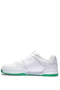 DC Shoes Central - Zapatillas De Cuero Para Hombre Blanco Outlet