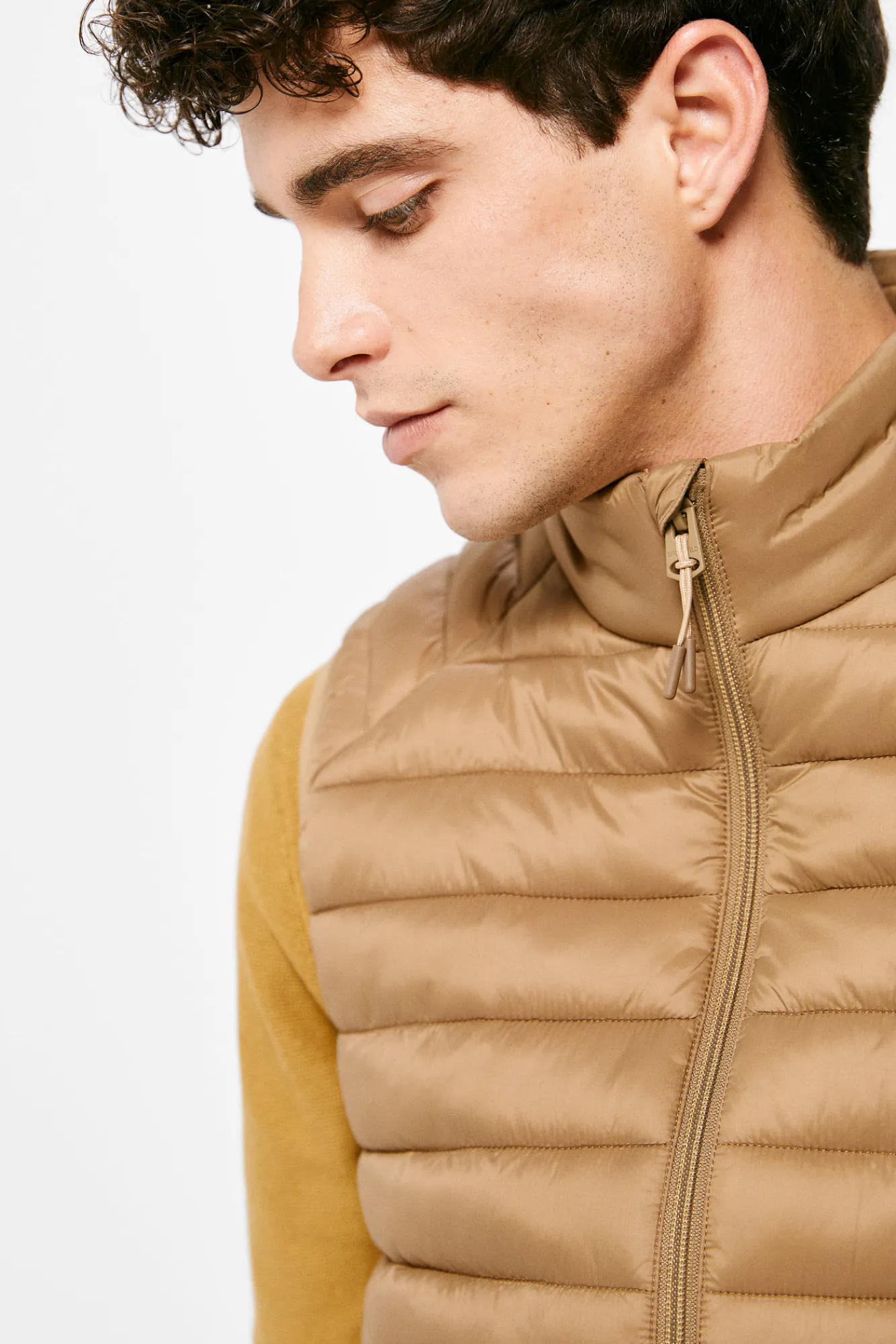 * Chaleco Acolchado Beige Hot