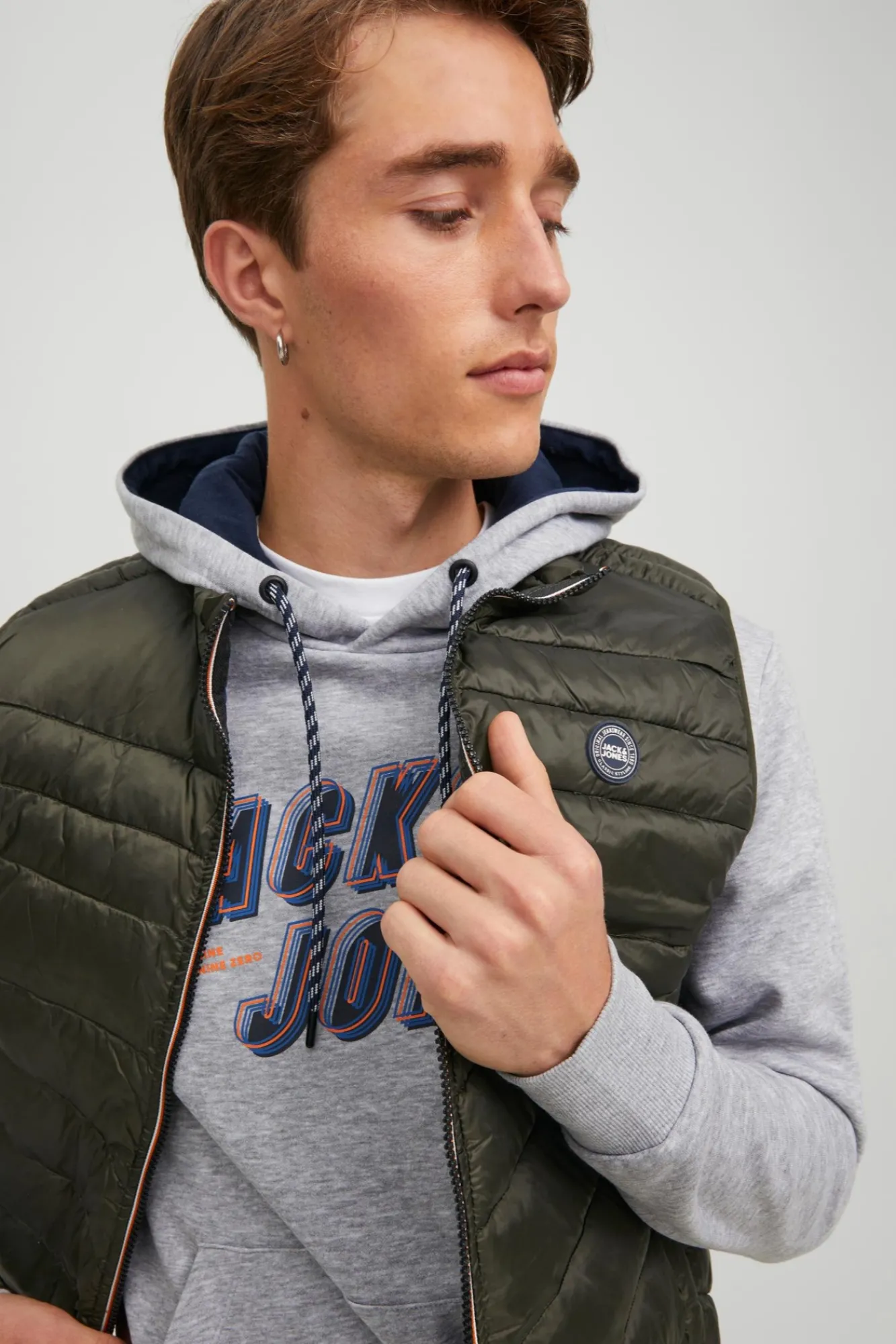 Jack & Jones Chaleco Acolchado Verde Outlet
