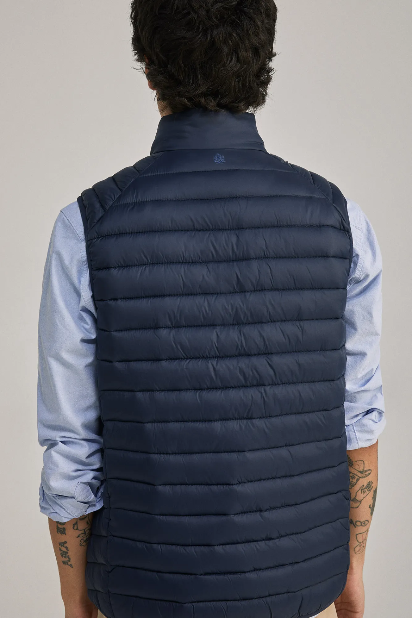 * Chaleco Acolchado Azul Oscuro Discount