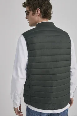 * Chaleco Acolchado Cuello Bomber Botella Discount