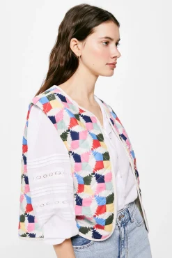* Chaleco Acolchado Multicolor Rosa Sale