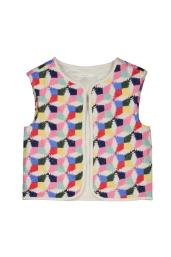 * Chaleco Acolchado Multicolor Rosa Sale