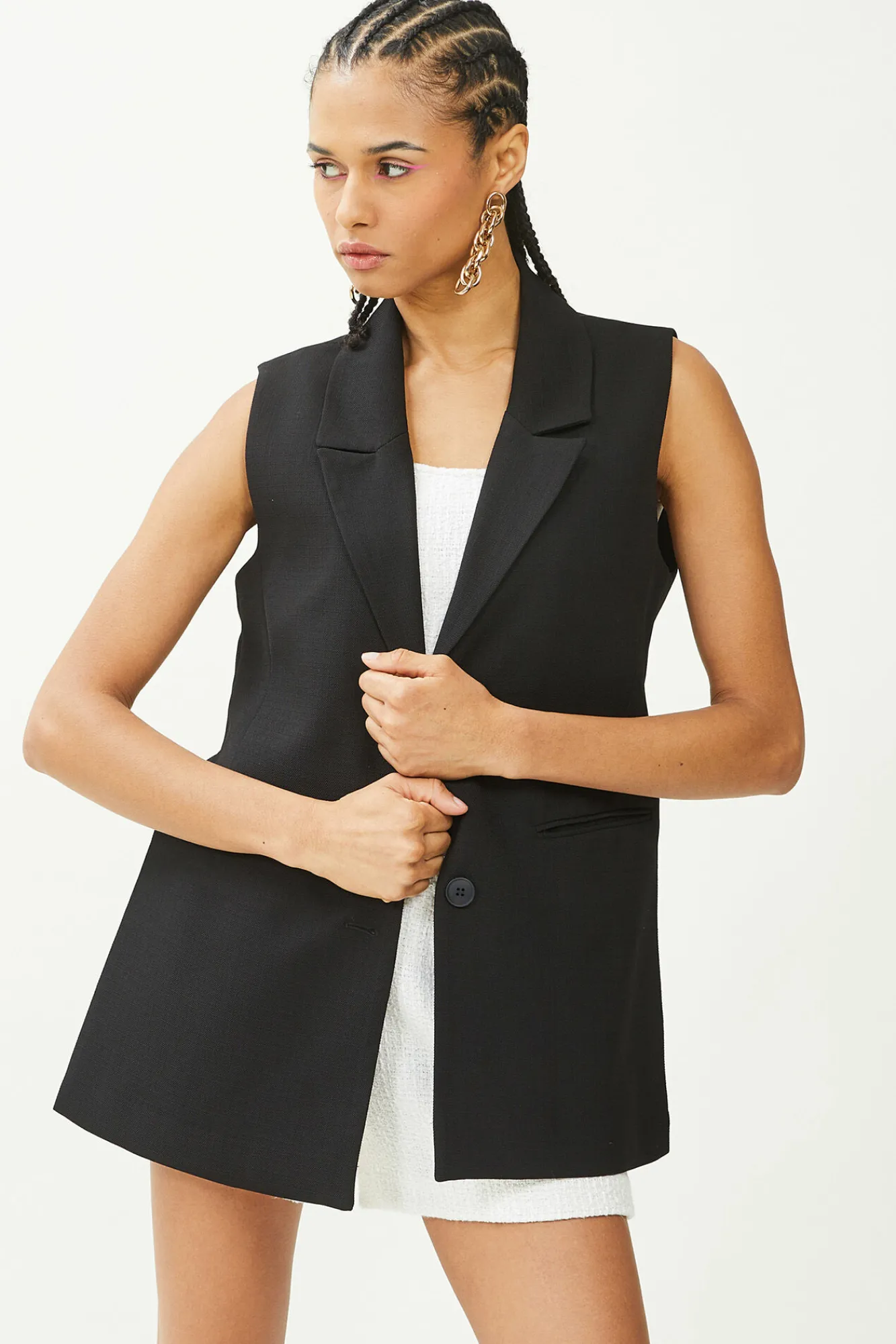 Pimkie Chaleco Blazer Negro Best