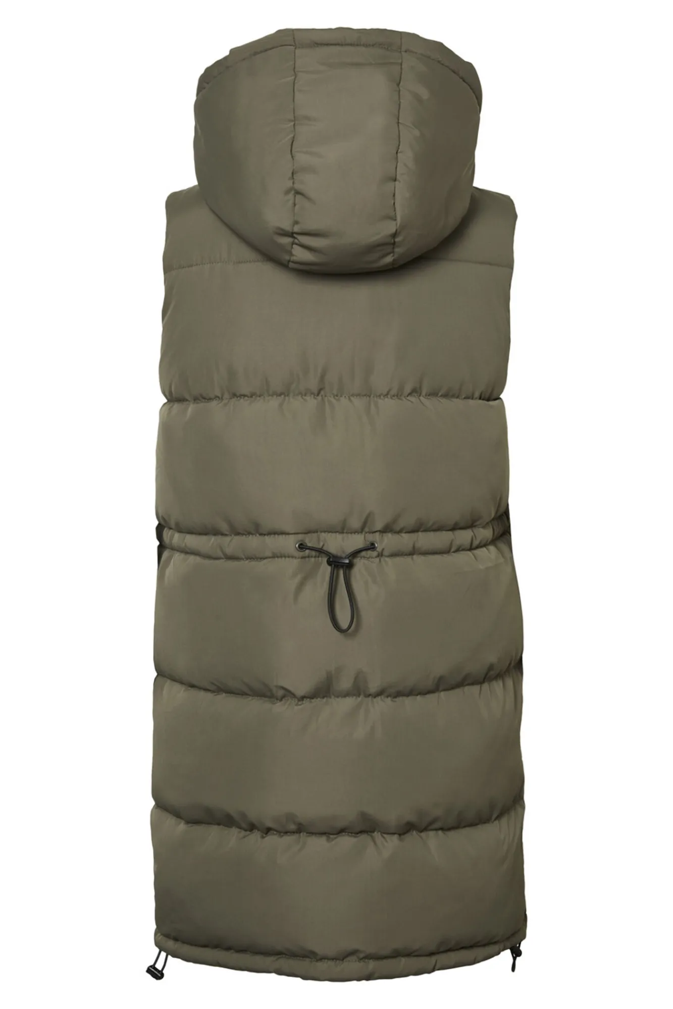 Noisy May Chaleco Largo Acolchado Verde New