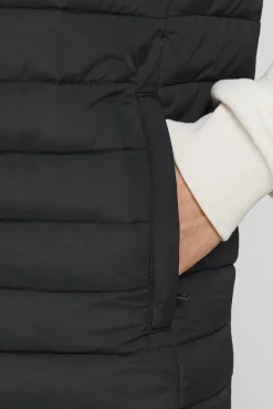 Jack & Jones Chaleco Puffer Negro Discount