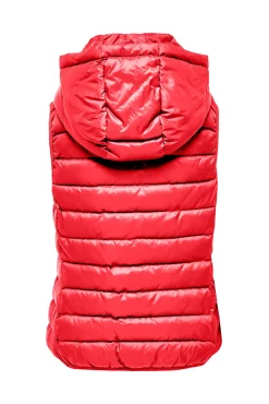Only Play Chaleco Ultraligero Capucha Rojo Outlet